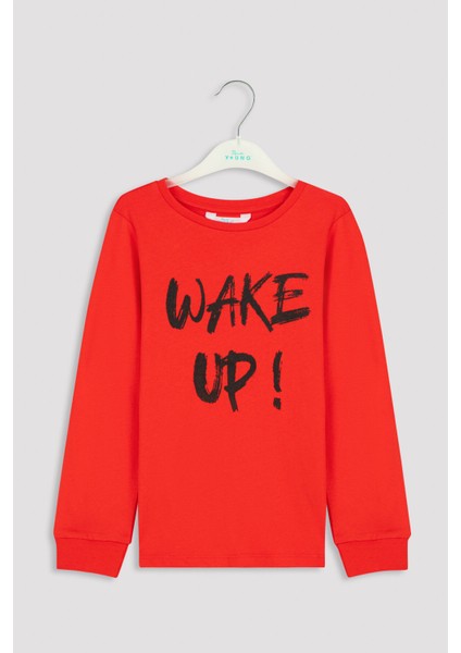 Çok Renkli B. Wake Up 2li Pijama Takımı