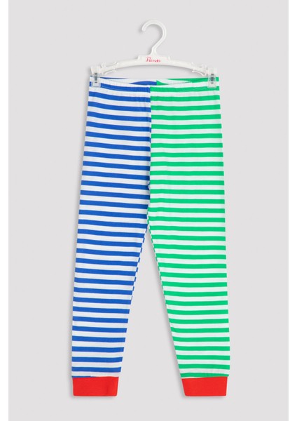 Çok Renkli Erkek Çocuk U. Pen Pijama Takımı