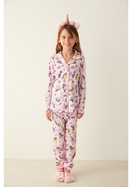 Pembe G.lic Pony Pijama Takımı