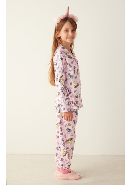 Pembe G.lic Pony Pijama Takımı