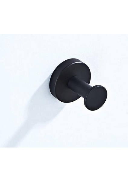 Siyah Banyo Aksesuarları Seti Tuvalet Fırçası Tutucu Wc Rulo Kağıt Havlu Raf Demiryolu Matt Cam Sabun Çanak Duvar Kanca Saç Kurutma Makinesi Raf | Banyo Donanım Setleri (Yurt Dışından)