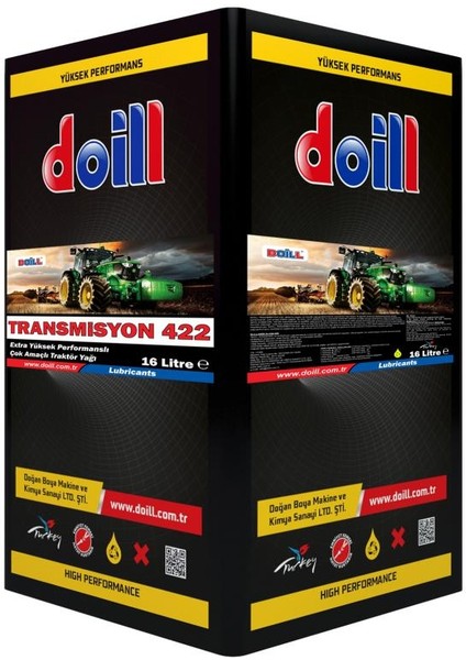 Traktör Transmisyon 422 10W-30 16 Litre Teneke Arka Yağı (Üretim Yılı: 2024)