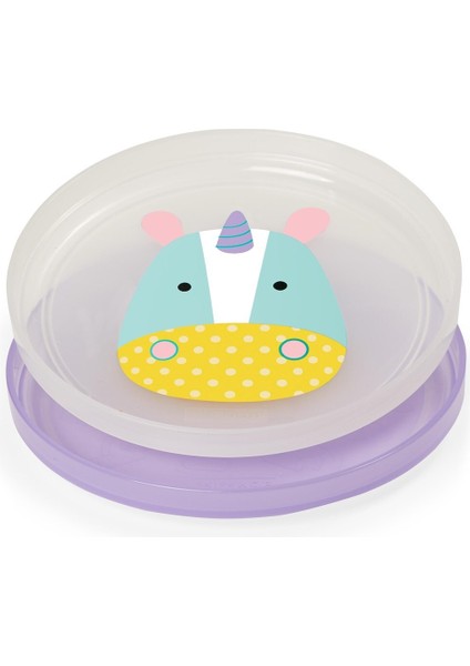 Zoo Smart Kaymaz Tabanlı Tabak Unicorn fırsatları