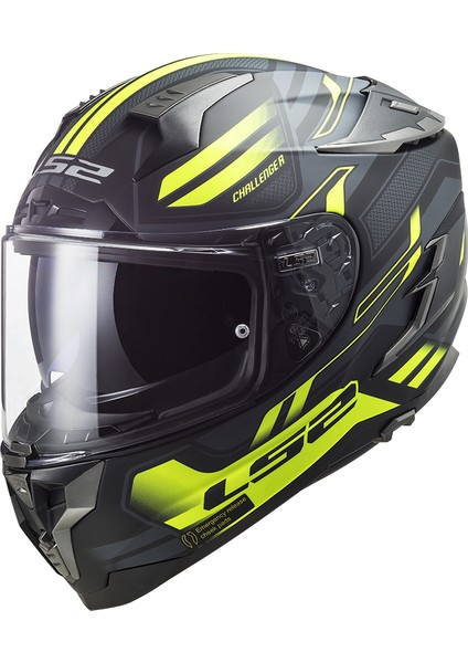 Challenger Spın Mat Siyah-Kobalt Kask