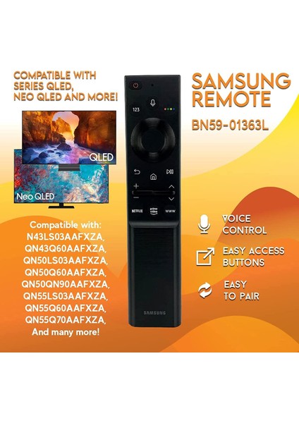 AU8000 SERİSİ BN59-01363L Orijinal Uzaktan Kumanda