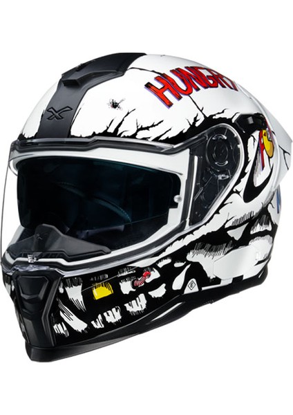SX.100R Hungry Mıles Beyaz Kask fiyatları