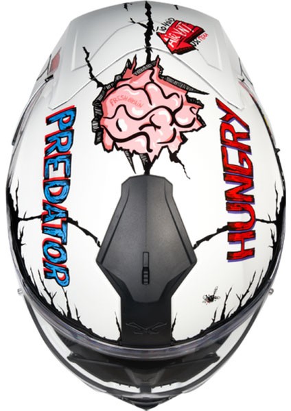SX.100R Hungry Mıles Beyaz Kask fırsatları