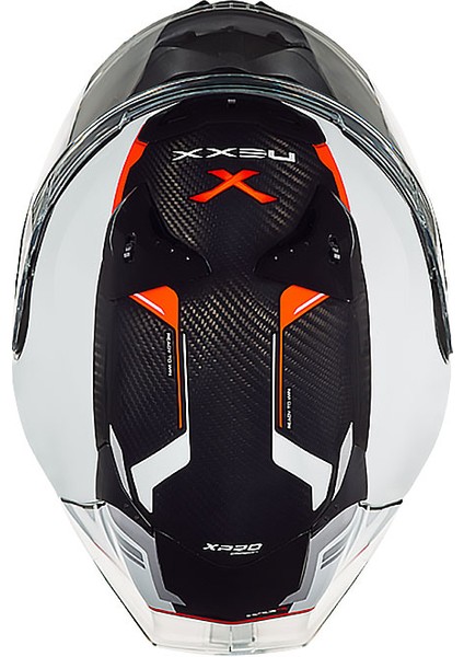 X.R3R Karbon Beyaz-Kırmızı Kask fırsatları