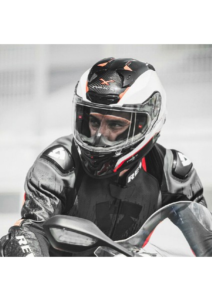 X.R3R Karbon Beyaz-Kırmızı Kask indirimleri