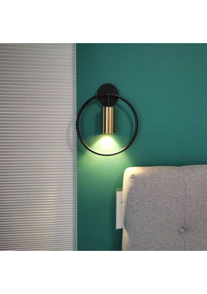 Post Modern LED Lüks Duvar Lambası 5 W GU10 AC95-260 V Oturma Odası Yatak Odası Başucu Duvar Fikstür Aydınlatma Kapalı (B)(Yurt Dışından)