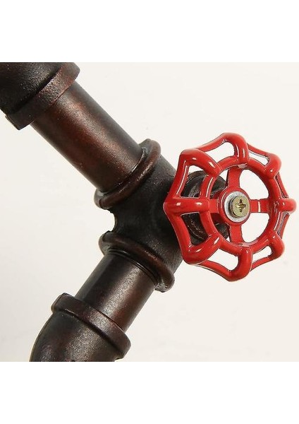 Lambalar Loft Antika Retro Endüstriyel Su Borusu Metal LED Masası Accent Lambaları Enerji Tasarrufu Gece Lambası modelleri