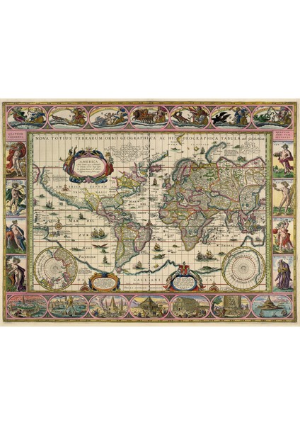 Dünya Haritası Panosu 25 x 35 cm