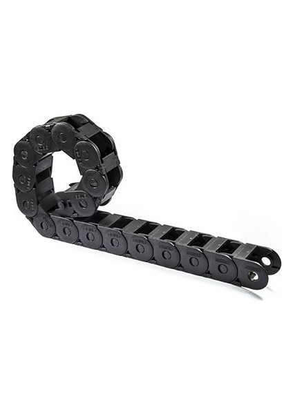 15X15MM R:25MM Dış Kapaklı Açık Plastik Hareketli Kablo Taşıma Kanalı