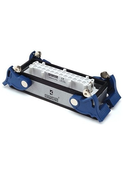 Metal 24 Kontak Makine Tipi Priz 16A Alttan Girişli 4 Mandallı