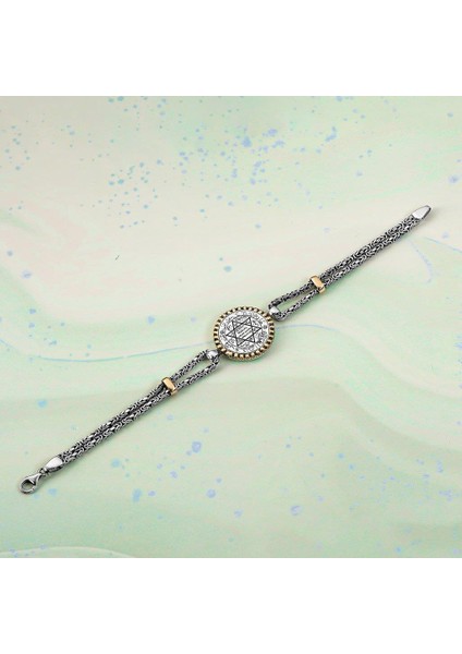 Mührü Süleyman Gümüş Bileklik Kral Zincir Tasarımlı 20 cm fiyatları