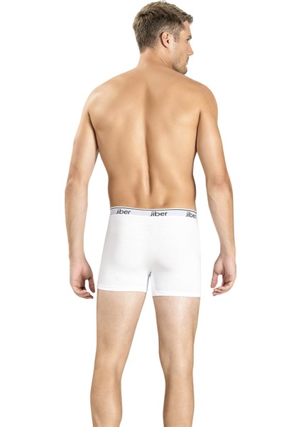 Erkek Beyaz Pamuklu Likralı 6'lı Boxer 156 fiyatları