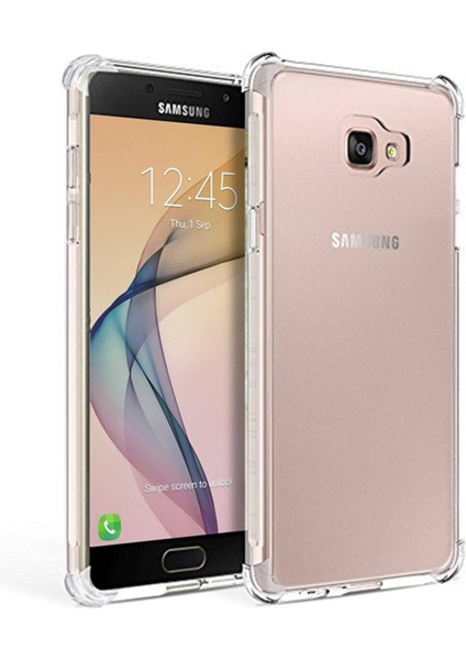 Samsung Galaxy J7 Prime Uyumlu Kılıf Case, Şeffaf Ultra Koruma Hard Transparent Ultra Protected