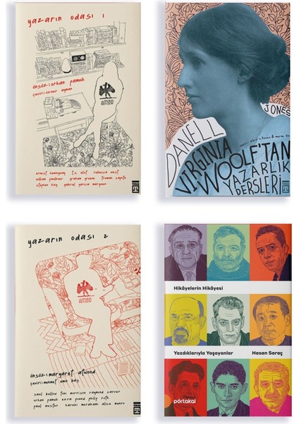 Yazarın Odası 1 - Yazarın Odası 2 - Virginia Woolftan Yazarlık Dersleri - Yazdıklarıyla Yaşayanlar - 4 Kitap
