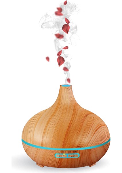Uzaktan Kumandalı Aroma Difüzörü Ultrasonik Hava Nemlendirici 550 ml