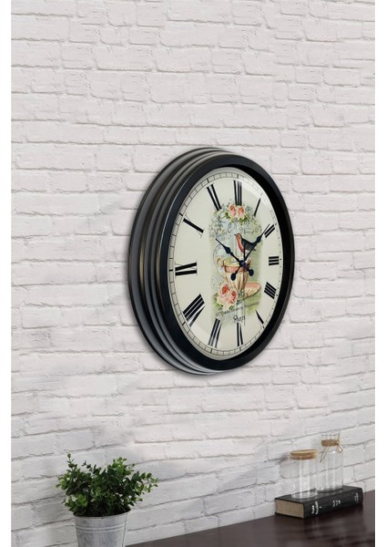40 cm Siyah Metal Mutfak Duvar Saati indirimleri