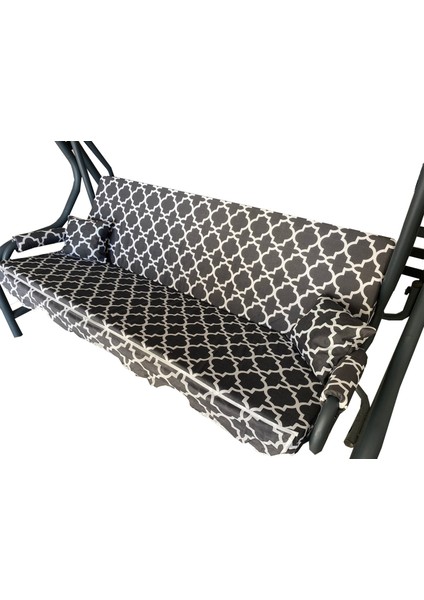 3 Kişilik Salıncak Minderi Süngerli Kılıfı Karaçatı Bahçe Minderi modelleri