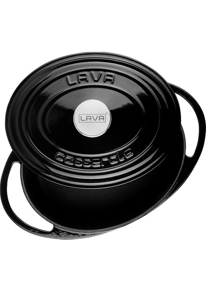 Döküm Oval Tencere Ölçü 22X28CM Siyah modelleri