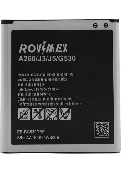 J5 2016 (SM-J510F) Rovimex Batarya Pil