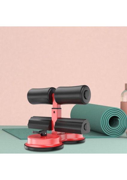 Taşınabilir Sit Up Bar Yardım Cihazı İş Abdominal Kas Kırmızı İçin Ayarlanabilir (Yurt Dışından)