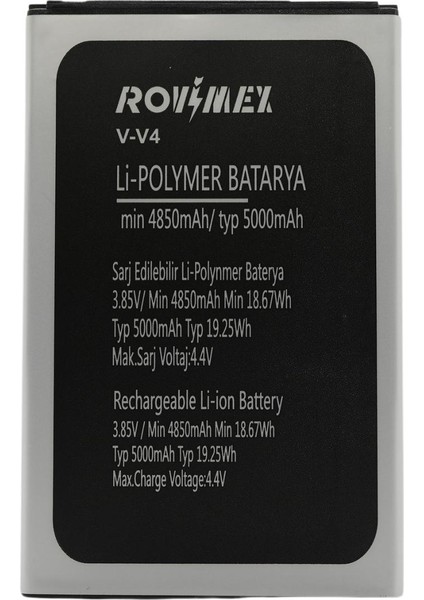 Vestel Venüs V4 Rovimex Batarya Pil