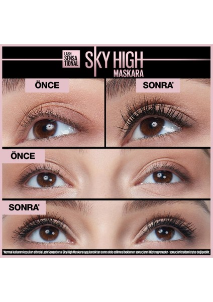 Lash Sensational Sky High Maskara + Mini Falsies Lash Lift Maskaralı Set modelleri