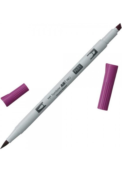 : Ab-Tp Pro Dual Brush Pen Grafik Kalemi : Deep Magenta 685