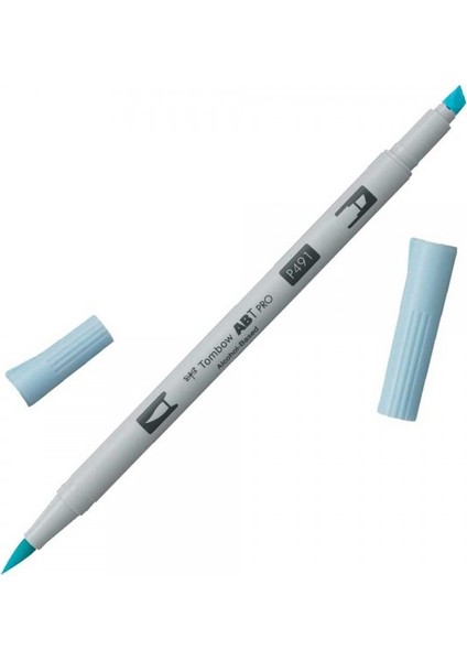 : Ab-Tp Pro Dual Brush Pen Grafik Kalemi : Glacier Blue 491