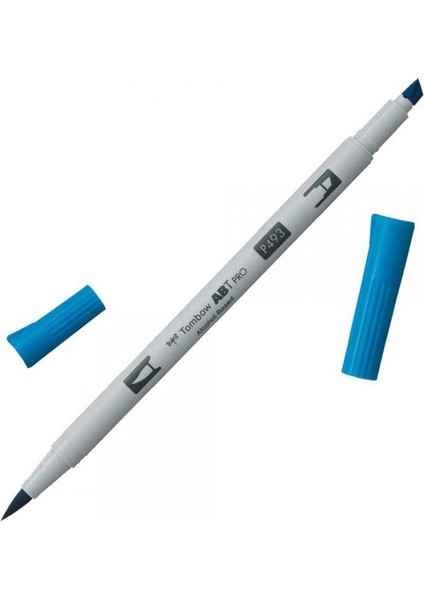 : Ab-Tp Pro Dual Brush Pen Grafik Kalemi : Reflex Blue 493