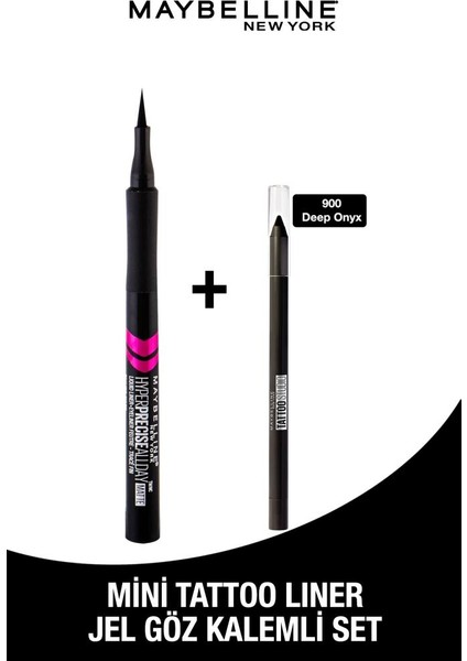 Hyper Precise All Day Eyeliner + Mini Tattoo Liner Jel Göz Kalemli Set