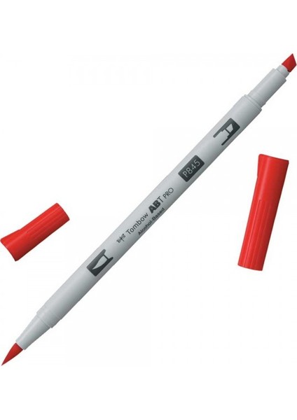 : Ab-Tp Pro Dual Brush Pen Grafik Kalemi : Carmine 845
