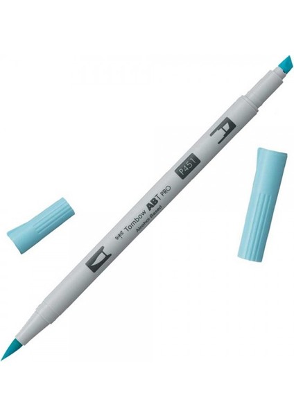 : Ab-Tp Pro Dual Brush Pen Grafik Kalemi : Sky Blue 451