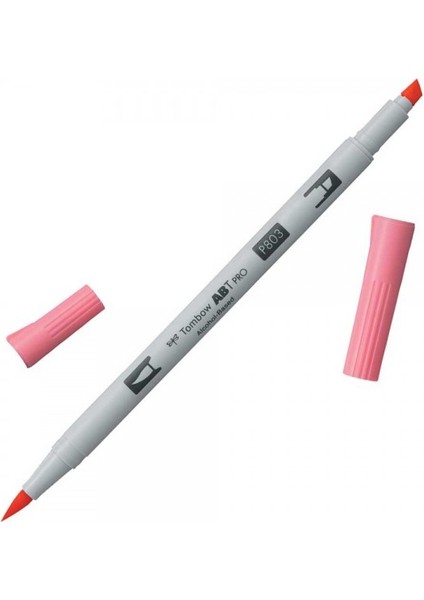 : Ab-Tp Pro Dual Brush Pen Grafik Kalemi : Pink Punch 803