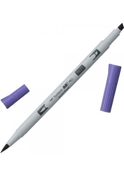 : Ab-Tp Pro Dual Brush Pen Grafik Kalemi : Deep Lavender 633