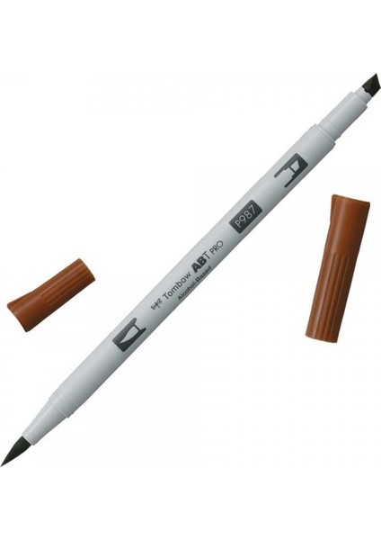 : Ab-Tp Pro Dual Brush Pen Grafik Kalemi : Bronze 987