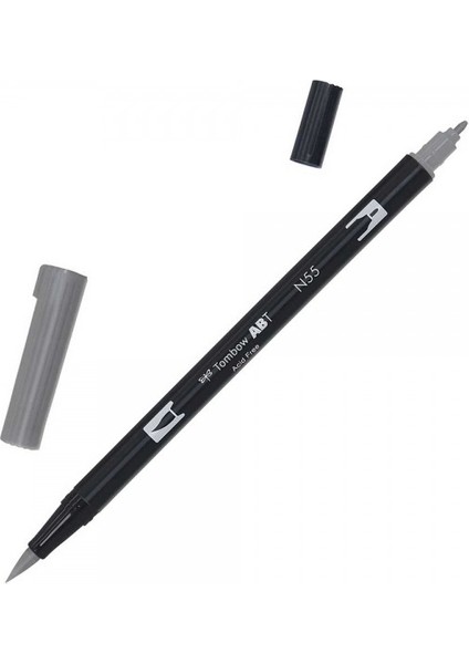 : Ab-T Dual Brush Pen Grafik Kalemi : Cool Gray 7 N55