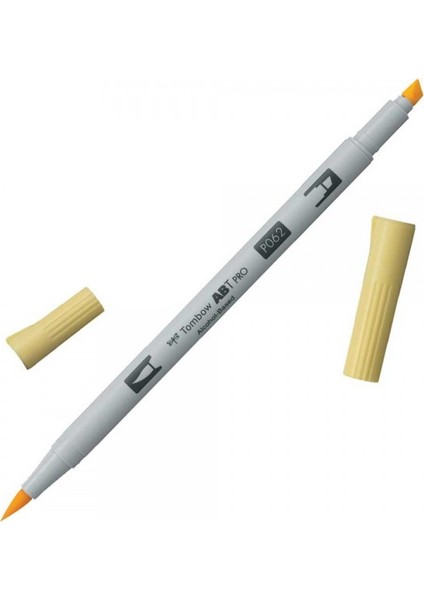 : Ab-Tp Pro Dual Brush Pen Grafik Kalemi : Pale Yellow 062