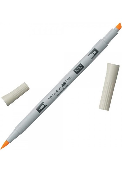 : Ab-Tp Pro Dual Brush Pen Grafik Kalemi : Peach 020