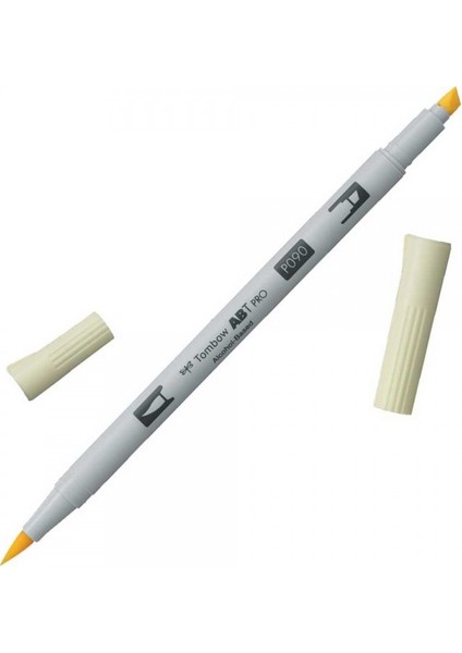 : Ab-Tp Pro Dual Brush Pen Grafik Kalemi : Lemon Cream (Baby Yellow) 090