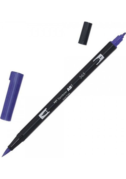 : Ab-T Dual Brush Pen Grafik Kalemi : Deep Blue 565