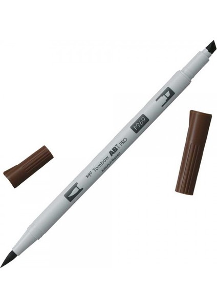 : Ab-Tp Pro Dual Brush Pen Grafik Kalemi : Chocolate 969