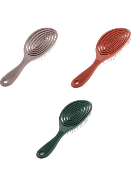 3 Adet Tarak Fırçası Stil Küçük Çocukları Kuru Sapla (Yurt Dışından)