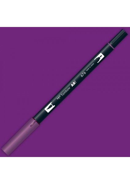 : Ab-T Dual Brush Pen Grafik Kalemi : Royal Purple 676 fiyatları