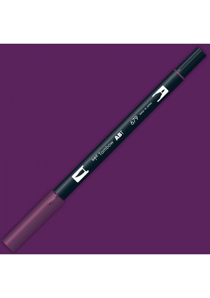 : Ab-T Dual Brush Pen Grafik Kalemi : Dark Plum 679 fiyatları
