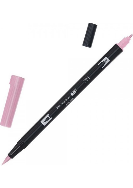 : Ab-T Dual Brush Pen Grafik Kalemi : Pink 723