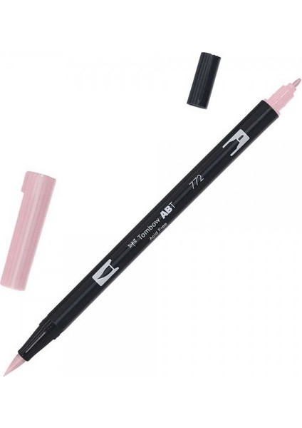 : Ab-T Dual Brush Pen Grafik Kalemi : Dusty Rose (Blush) 772